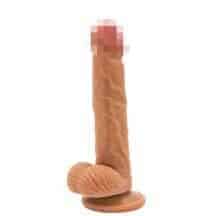 Фаллоимитатор Lola Games Nudes Steadfast 18.9 см, темный телесный Фаллоимитатор Lola Games Nudes Steadfast 18.9 см, темный телесный