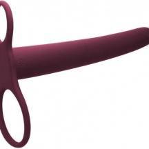 Насадка для двойного проникновения Pure Passion Gimlet, бордовый Насадка для двойного проникновения Pure Passion Gimlet, бордовый