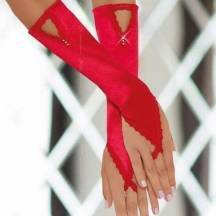 Перчатки атласные короткие SoftLine Collection, красный, S/L. Нет в наличии Перчатки атласные короткие SoftLine Collection, красный, S/L