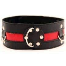Ошейник черный с красным Ошейник черный с красным