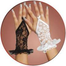 Перчатки Кружевные SoftLine, короткие, черные-S/L. Нет в наличии Перчатки Кружевные SoftLine, короткие, черные-S/L