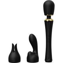 Вибромассажер с двумя насадками Zalo Kyro, чёрный. Нет в наличии Вибромассажер с двумя насадками Zalo Kyro, чёрный