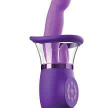 Вибратор c тройной стимуляцией PipeDream Ultimate Pleasure Pro Plus, фиолетовый