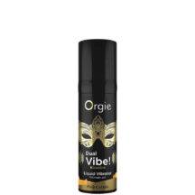 Жидкий вибратор Orgie Dual Vibe! Kissable Пина колада, 15 мл