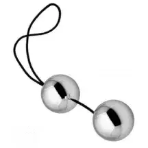 Вагинальные шарики XR Brands Trinity Vibes Benwa Balls, серебристый 
