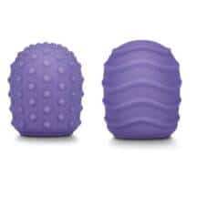 Силиконовые текстурированные насадки для мини-массажера Le Wand Petite, фиолетовый Силиконовые текстурированные насадки для мини-массажера Le Wand Petite, фиолетовый