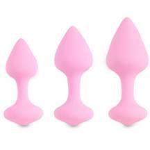 Набор анальных пробок FeelzToys Bibi, розовый Набор анальных пробок FeelzToys Bibi, розовый