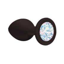 Анальная пробка Lola Games Emotions Cutie Small, черная с разноцветным стразом. Нет в наличии Анальная пробка Lola Games Emotions Cutie Small, черная с разноцветным стразом