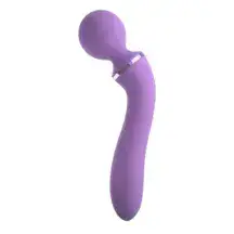 Двусторонний вибромассажер Pipedream Fantasy For Her Duo Wand Massage-Her, сиреневый