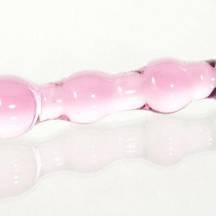 Фаллоимитатор двухсторонний Sexus Glass, розовый