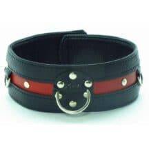 Ошейник черно-красный на пряжке. Нет в наличии Ошейник черно-красный на пряжке
