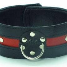 Ошейник черно-красный на пряжке