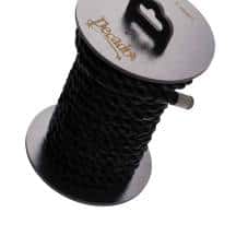 Веревка для шибари Pecado BDSM, на катушке, хлопок, черная, 10 м.