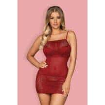 Сорочка Obsessive Lividia chemise, Красный, L/XL. Нет в наличии Сорочка Obsessive Lividia chemise, Красный, L/XL