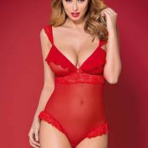 Боди Obsessive 863-TED-3 teddy, Красный, S/M. Нет в наличии Боди Obsessive 863-TED-3 teddy, Красный, S/M