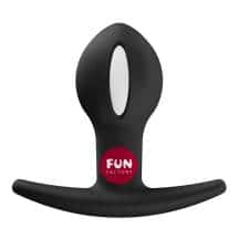 Анальная пробка Fun Factory B Ball Uno со смещенным центром тяжести, чёрная