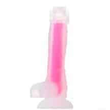 Фаллоимитатор Eromantica Не-Он светящийся в темноте 19.5 см, розовый. Нет в наличии Фаллоимитатор Eromantica Не-Он светящийся в темноте 19.5 см, розовый