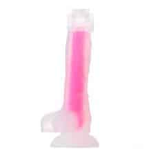 Фаллоимитатор Eromantica Не-Он светящийся в темноте 19.5 см, розовый. Нет в наличии Фаллоимитатор Eromantica Не-Он светящийся в темноте 19.5 см, розовый