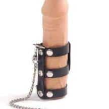 Сбруя на член с поводком Sitabella ХХХ, черная