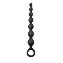 Анальная цепочка Perles - D' Lux - Long - Black, чёрная