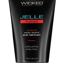 Разогревающий анальный лубрикант Wicked Jelle Heat на водной основе, 120 мл 