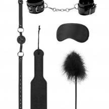 Набор БДСМ Shots Media Ouch! Introductory №4 5 предметов, черный. Нет в наличии Набор БДСМ Shots Media Ouch! Introductory №4 5 предметов, черный