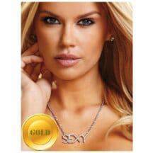 Цепочка с подвеской Ann Devine Sexy, золотая. Нет в наличии Цепочка с подвеской Ann Devine Sexy, золотая