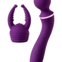 Вибромассажер с насадкой Eromantica Uma, Фиолетовый. Нет в наличии Вибромассажер с насадкой Eromantica Uma, Фиолетовый
