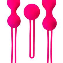 Набор вагинальных шариков Toyfa A-Toys Pleasure Balls Set, розовый