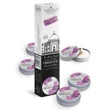 Набор массажных свечей Petits Joujoux Trip to Orient гранат и белый перец, 5*43 г