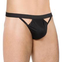 Стринги мужские с вырезами по бокам SoftLine Collection, чёрный, OS