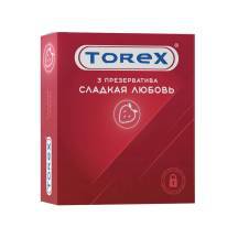 Презервативы сладкая любовь Torex №3, клубника