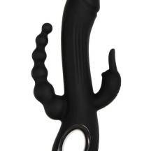 Вибратор-кролик Evolved Trifecta с двойным проникновением, чёрный Вибратор-кролик Evolved Trifecta с двойным проникновением, чёрный