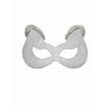 Маска-кошка с мехом БДСМ Арсенал из натуральной кожи, белый. Нет в наличии Маска-кошка с мехом БДСМ Арсенал из натуральной кожи, белый