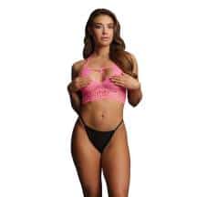 Укороченный топ Shots Le Desir Bliss S/ХL, розовый. Нет в наличии Укороченный топ Shots Le Desir Bliss S/ХL, розовый