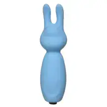 Мини-вибратор Lola Toys Emotions Funny Bunny, голубой