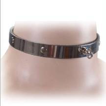 Металлический ошейник с кольцами