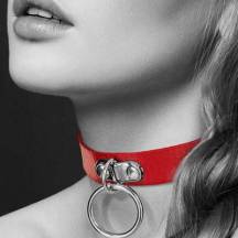 Чокер с кольцом Collier Fetish Rouge Bijoux pour toi, красный Чокер с кольцом Collier Fetish Rouge Bijoux pour toi, красный