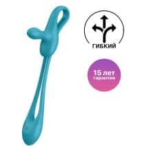 Гибкий вибратор для пар с анальной пробкой Satisfyer Plug & Play 1, голубой Гибкий вибратор для пар с анальной пробкой Satisfyer Plug & Play 1, голубой