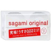 Полиуретановые презервативы Sagami Original 0.02, 6 шт Полиуретановые презервативы Sagami Original 0.02, 6 шт
