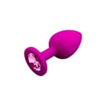 Анальная пробка с розовым кристаллом Пикантные штучки, розовый. Нет в наличии Анальная пробка с розовым кристаллом Пикантные штучки, розовый