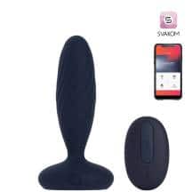 Фрикционная вибропробка с пультом ДУ Svakom Jordan, темно-синяя Фрикционная вибропробка с пультом ДУ Svakom Jordan, темно-синяя
