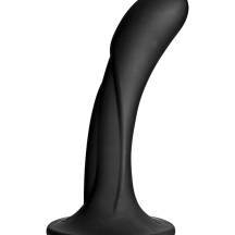 Насадка для страпона Vac-U-Lock G-Spot Silicone Dong Doc Johnson, черная