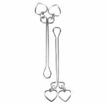 Зажимы на половые губы Джага-Джага, серебристый