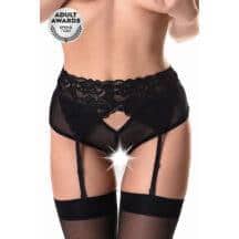 Трусики-пояс для чулок Erolanta Iveta, черные, 46-48. Нет в наличии Трусики-пояс для чулок Erolanta Iveta, черные, 46-48