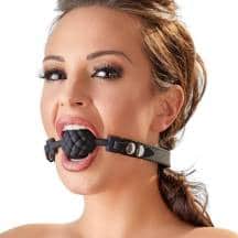Силиконовый рельефный кляп Silicone Ball Gag by Bad Kitty ORION