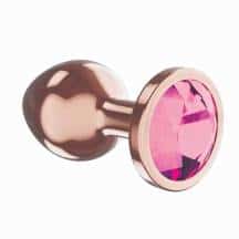 Анальная пробка Lola Games Shine Small, розовое золото с розовым кристаллом. Нет в наличии Анальная пробка Lola Games Shine Small, розовое золото с розовым кристаллом
