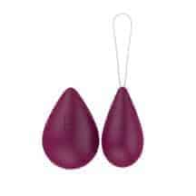 Виброяйцо с пультом ДУ Lola Games Take it Easy Best, бордовый