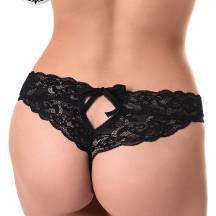 Трусики с доступом Erolanta Tarja, черный, 46-48