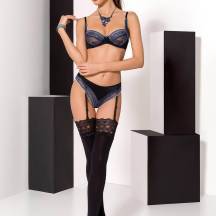 Комплекты Passion Lingerie Gisele set, Чёрный, L/XL